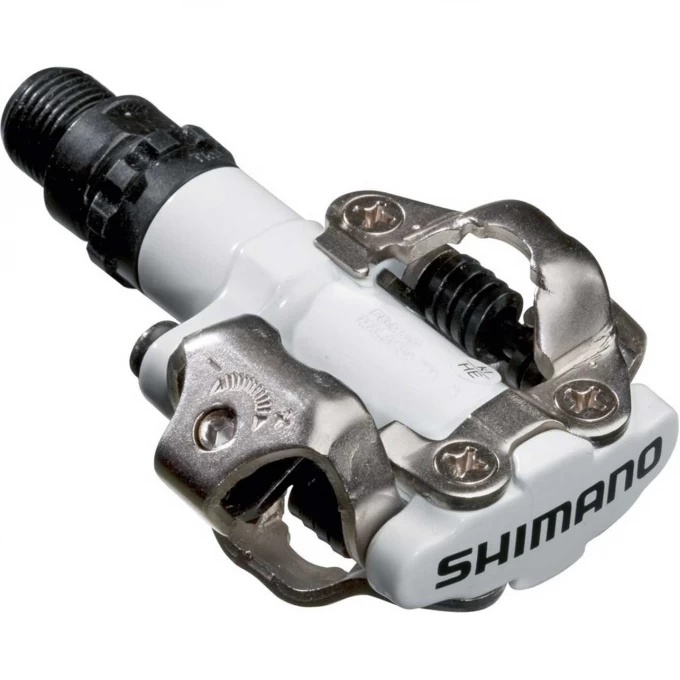 Педали SHIMANO M520W, SPD, с шипами, белый EPDM520W Педали SHIMANO M520W, SPD, с шипами, белый EPDM520W