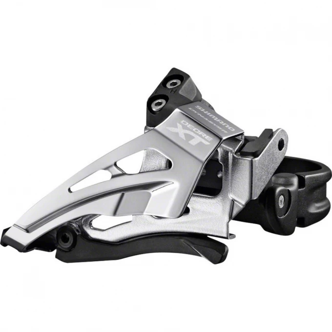 Переключатель передний SHIMANO XT, M8000-L, нижний хомут, SIDE-SWING, для 3X11, верхняя тяга IFDM8000LX6 Переключатель передний SHIMANO XT, M8000-L, нижний хомут, SIDE-SWING, для 3X11, верхняя тяга IFDM8000LX6