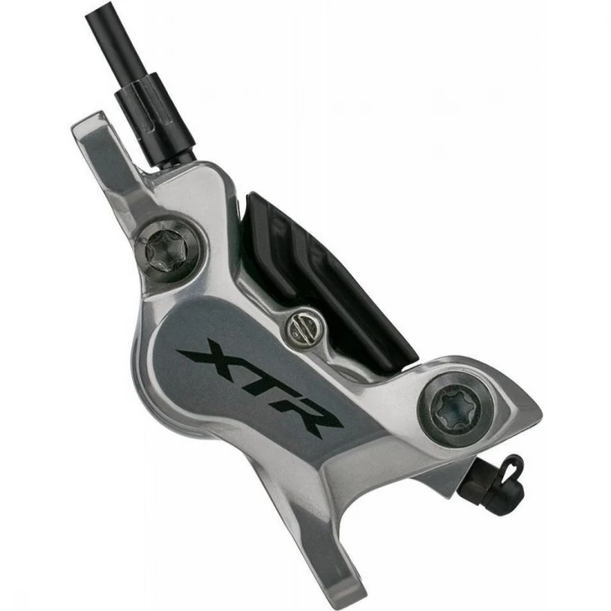 Калипер SHIMANO XTR M9120, гидравлика, POST MOUNT, металлическая колодка, N04C с кулером, без адаптера, IBRM9120MPMF Калипер SHIMANO XTR M9120, гидравлика, POST MOUNT, металлическая колодка, N04C с кулером, без адаптера, IBRM9120MPMF