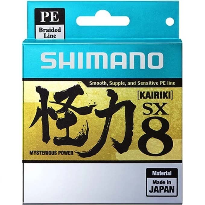 Леска плетёная SHIMANO KAIRIKI 8 PE 150 м разноцветная 0.190 мм 12.0 кг 59WPLA58R24 Леска плетёная SHIMANO KAIRIKI 8 PE 150 м разноцветная 0.190 мм 12.0 кг 59WPLA58R24