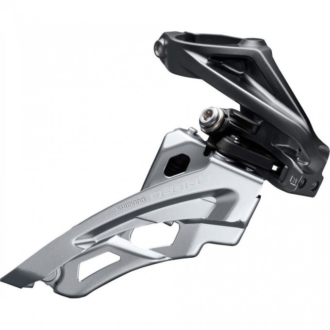 Переключатель передний SHIMANO DEORE, M6000-H, для 3x10 скоростей, верхний хомут, side-swing, верхняя тяга IFDM6000HX6 Переключатель передний SHIMANO DEORE, M6000-H, для 3x10 скоростей, верхний хомут, side-swing, верхняя тяга IFDM6000HX6
