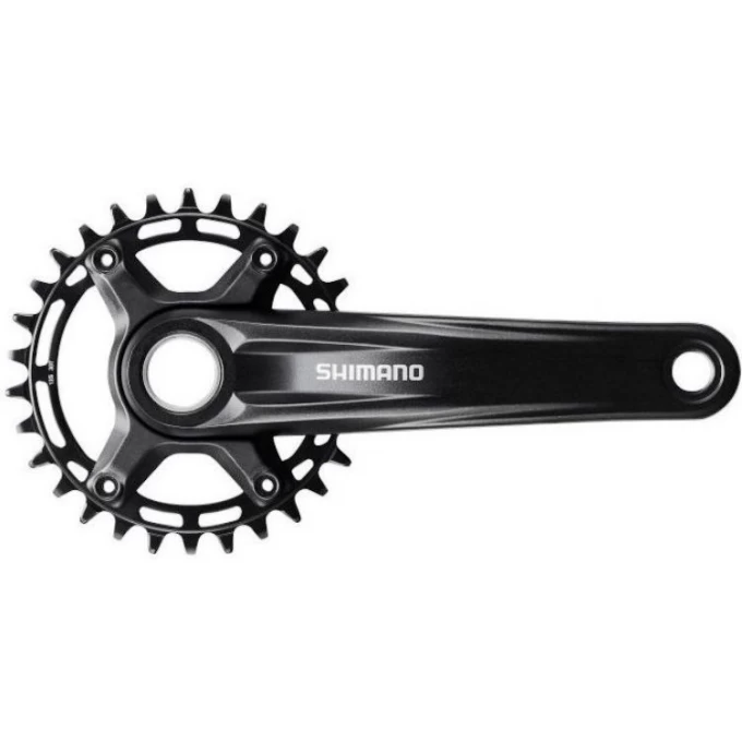 Система SHIMANO DEORE MT510-1, 12 скоростей, 175мм, интегрированный вал, 32T без каретки, для CL:52мм, черный EFCMT5101EXA2L Система SHIMANO DEORE MT510-1, 12 скоростей, 175мм, интегрированный вал, 32T без каретки, для CL:52мм, черный EFCMT5101EXA2L