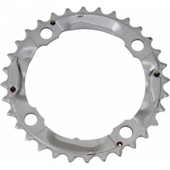 Звезда передняя SHIMANO FC-M430-8 32T серебристая, с защитой