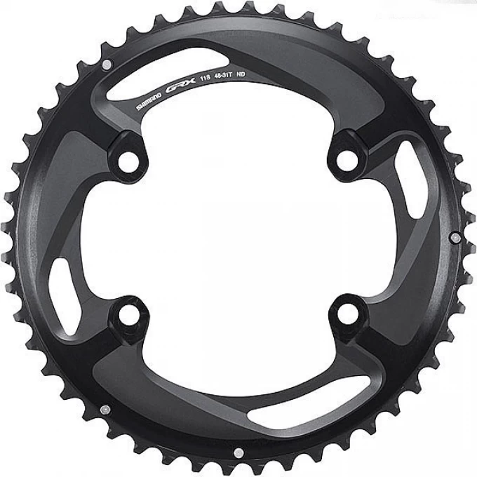 Звезда передняя SHIMANO GRX, для FC-RX810-2, 48T-ND для 48-31T Y0JR98010 Звезда передняя SHIMANO GRX, для FC-RX810-2, 48T-ND для 48-31T Y0JR98010
